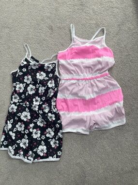 Set of 2 Girls Rompers Size 9-10 years
